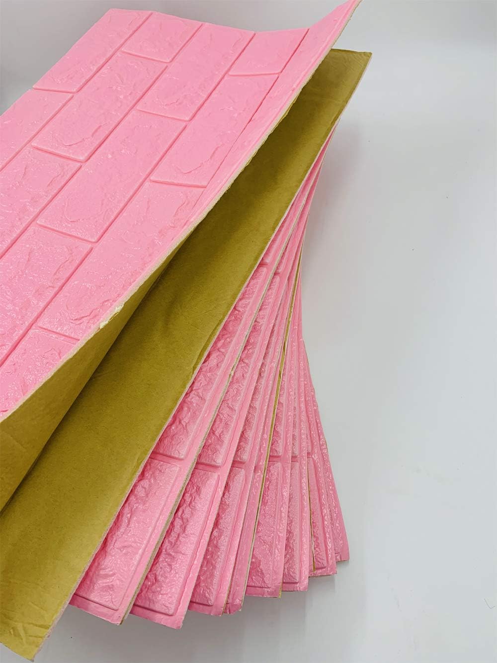 🔥 Hot Deals QIHANG Self Adhesive Waterproof Brick PE Wallpapers 3D Wall Sticker Living Room Wallpaper Mural Bedroom TV Background Decorative Stickers (10 PCS Light Pink) Flash Deals - 70% OFF QIHANG Self Adhesive Waterproof Brick PE Wallpapers 3D Wall Sticker Living Room Wallpaper Mural Bedroom TV Background Decorative Stickers (10 PCS Light Pink)
