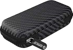 ORICO Estojo de disco rígido portátil para M.2 NVMe/SATA, estojo de transporte de EVA à prova de choque para cartões de memória SD, carregador, cabo de dados, fone de ouvido e muito mais-M2PH01