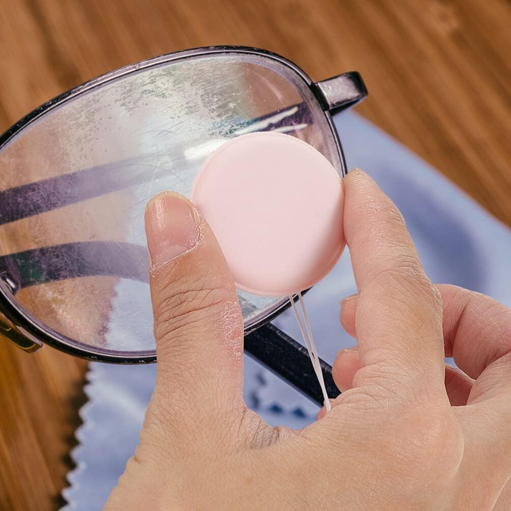 STOBOK 18pcs Macaron Phone Screen Cleaner Cloths Versatile Lens Wiping Tools for Glasses Mobile Devices and Delicate Easy to Carry Random Colors