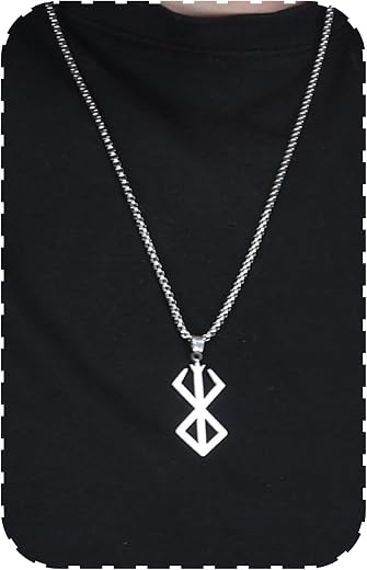 Fashion Frill Berserk Silver Chain For Man &amp; Boys | Stainless Steel Pendant Locket For Men Stylish | Neck Chains Necklace ...