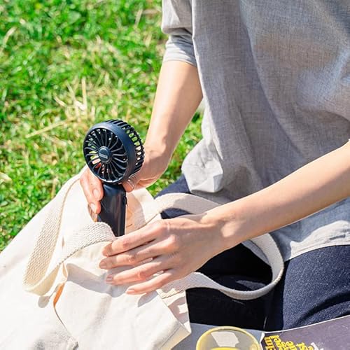 PRISMATE 3WAYアロマハンディファン キャメル ハンズフリーファン ウェアラブル扇風機 小型扇風機 携帯扇風機 アロマ ギフト プレゼント PR-F081