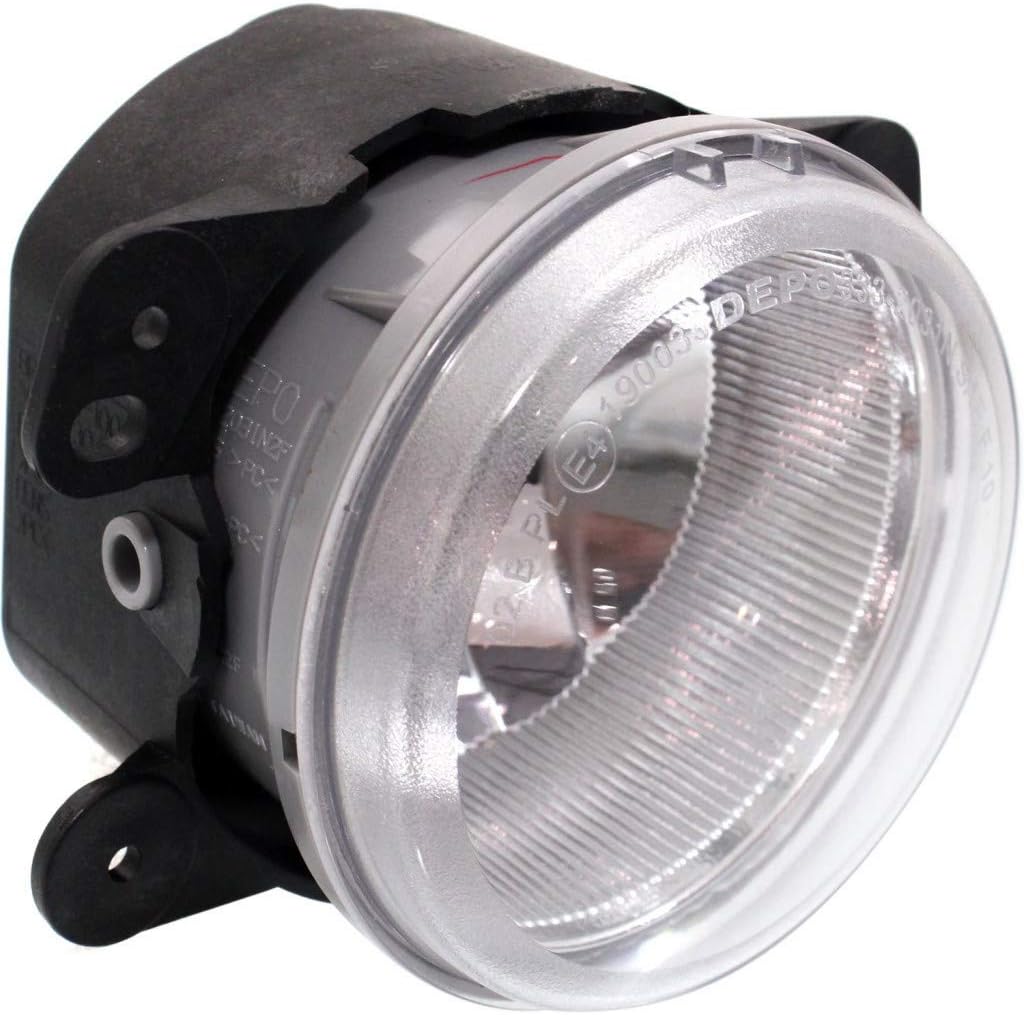 KarParts360 For Jeep Wrangler 2010-2017 Fog Light Assembly Driver and Passenger Side Pair Replacement For CH2594103