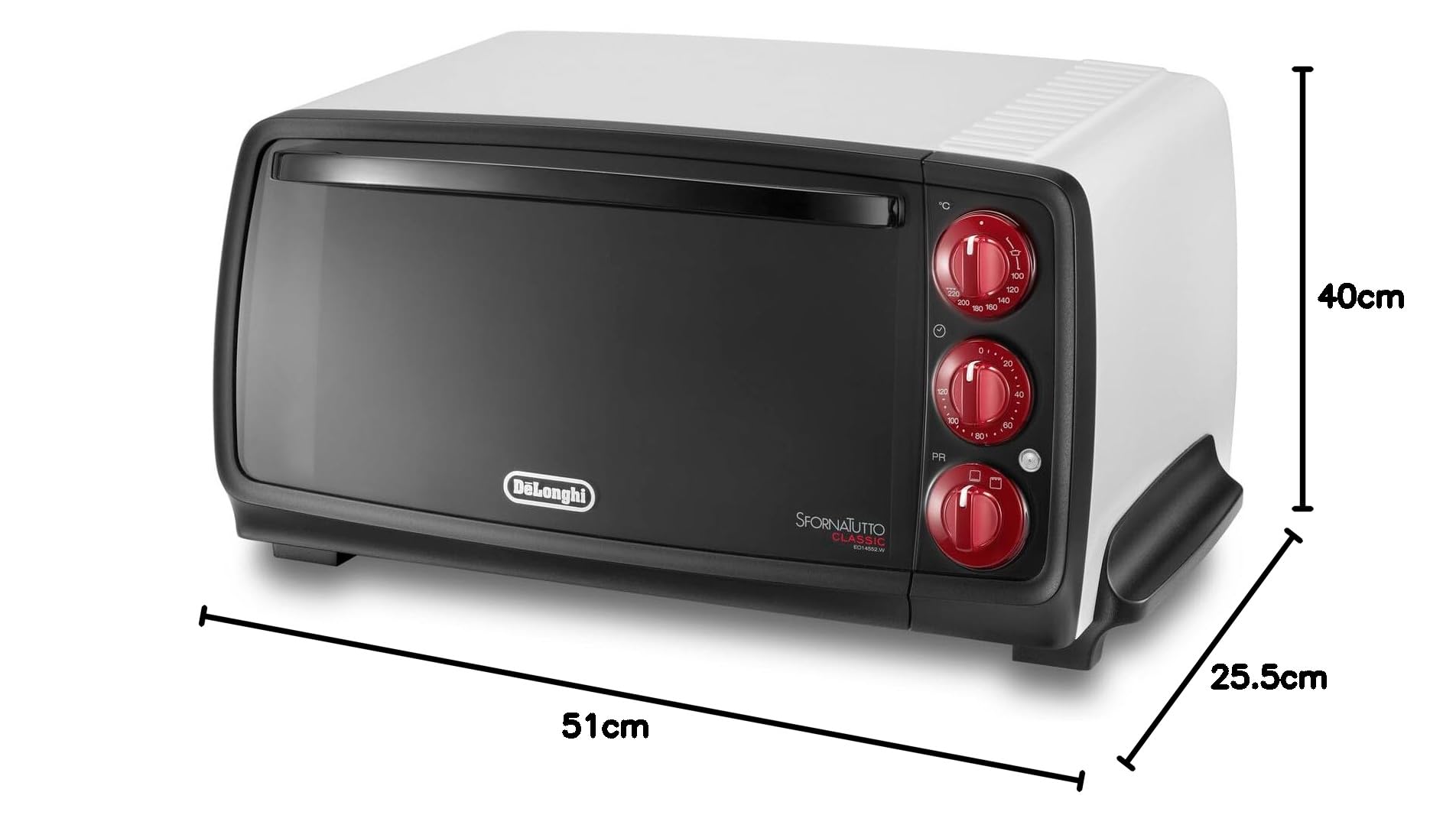 De Longhi Four électrique multifonction EO14552.W 14 litres