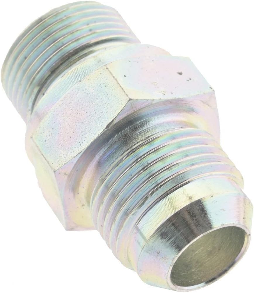 Produktbild von Doppelnippel NPT 3/4" Auf UNF 3/4"-16 (JIC) – Verzinkter Stahl, Bis 310 Bar
