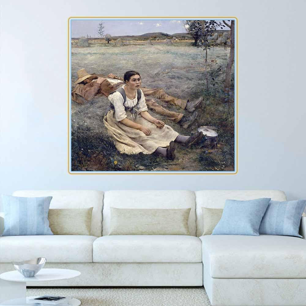 バスティアン＝ルパージュ・ジュール、春の歌、希少な画集より ファイル:Jules Bastien-Lepage - October - Google Art Project