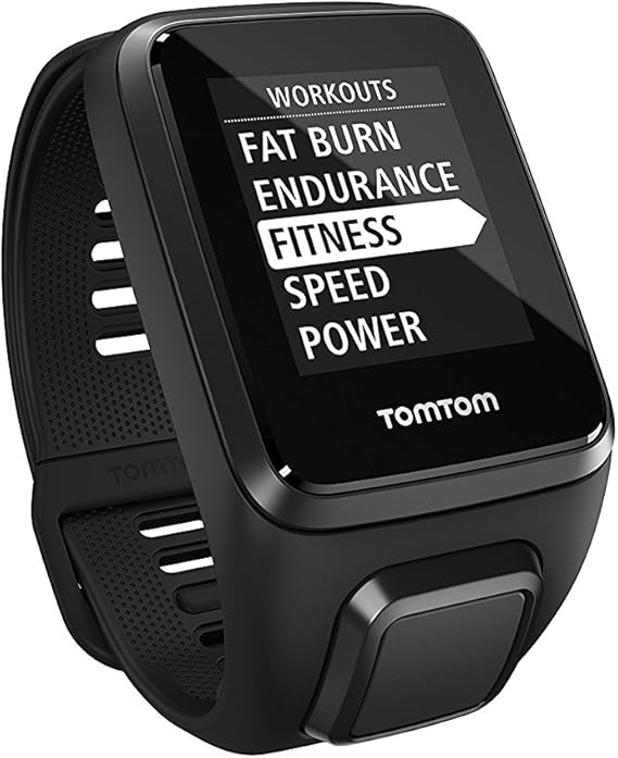 Relógio TomTom Spark 3 Cardio Music com GPS, à Prova d'água, 3GB