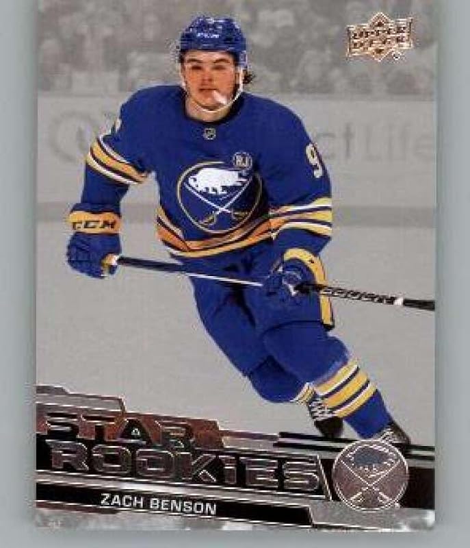 2023-24 Upper Deck Star Rookies #25 Zach Benson Buffalo Sabres NHL Hockey Base Trading Card
