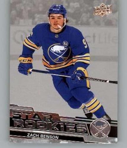 2023-24 Upper Deck Star Rookies #25 Zach Benson Buffalo Sabres NHL Hockey Base Trading Card