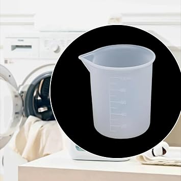 4Pcs Silicone Laundry Detergent Measuring Cups - Reusable, Flexible, Washable Dispenser Cups for Liquid Detergent, Ideal for Home, Dorm, Hotel