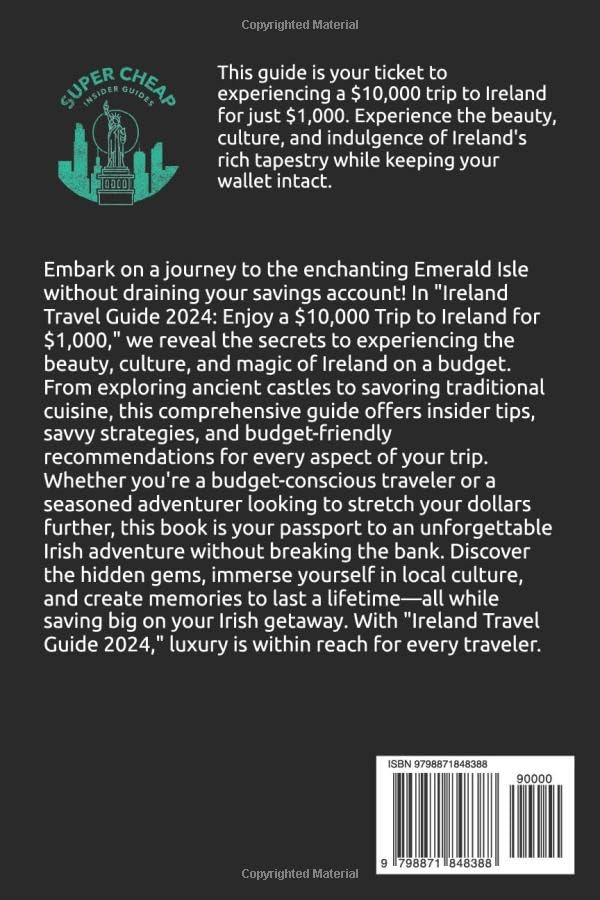Ireland Travel Guide: Enjoy a $10,000 trip to Ireland for $1,000! (2026 TRAVEL GUIDE - Super Cheap Insider Guides 2026 - Luxury on a Budget Guidebooks) - Image 2