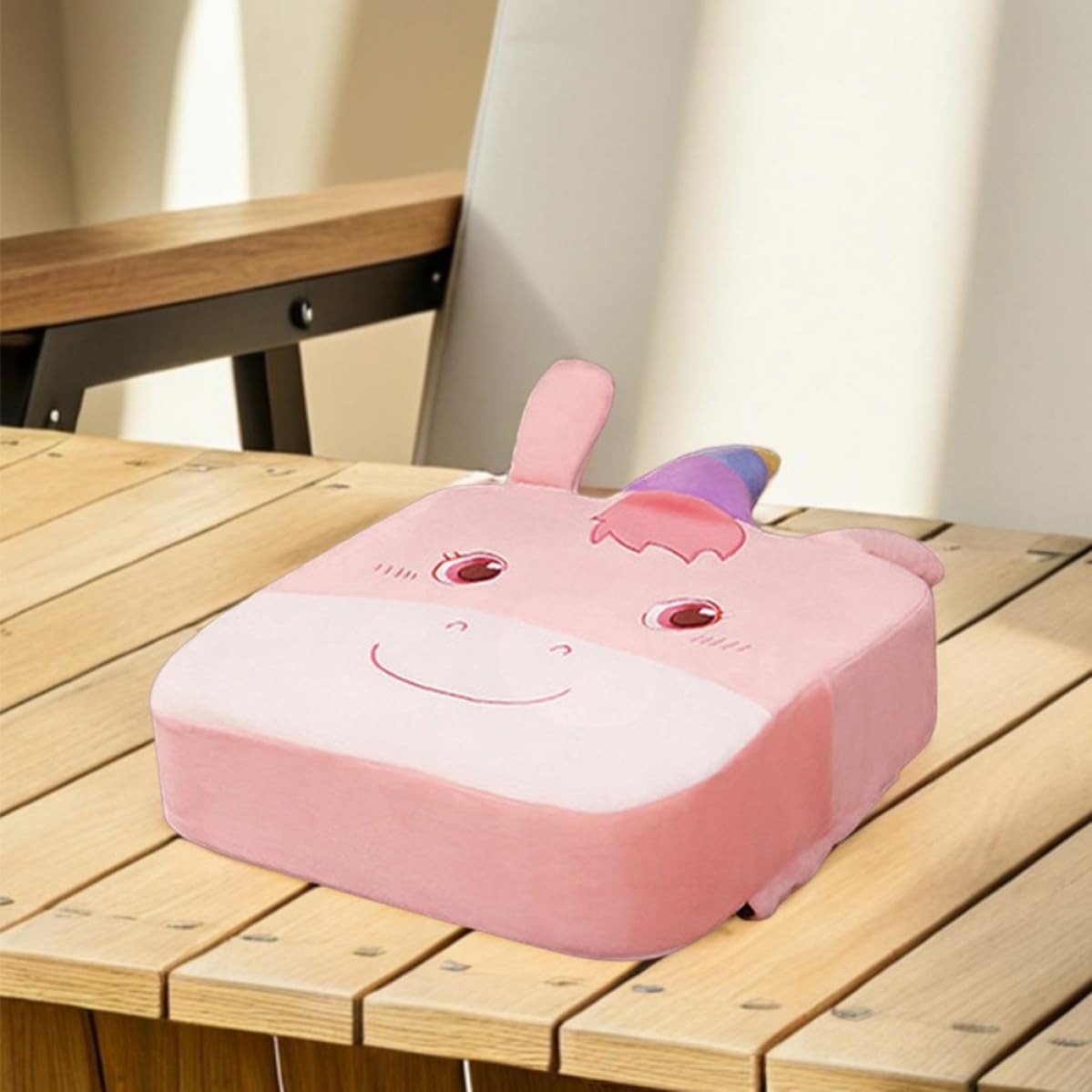 Alipis Booster Seat Dining Chair Heightening Pad with Thickened Cotton Cushion and Nonslip Bottom for Home and School Use