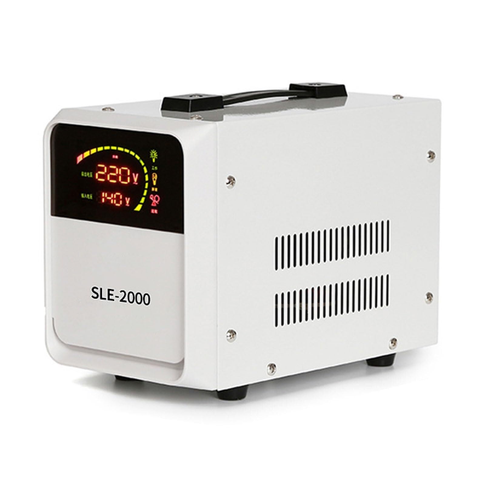 Yoiutrgdk 2000Va Voltage Stabilizer 220V Household Fully Automatic Ac Voltage Regulator Overload And Overvoltage Protection(2000Va)