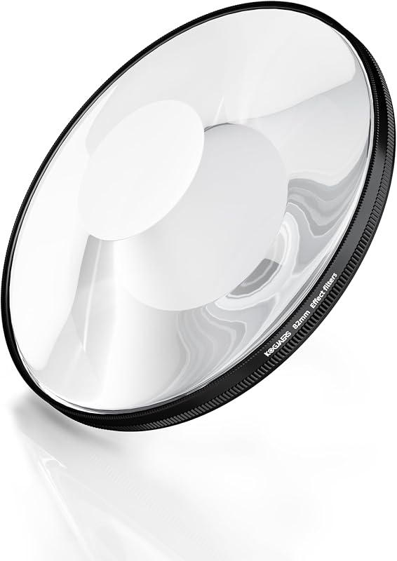 Vortex Effect Filter 82mm anamorphic Lens Distortion Effect, Lens Effect Filter - Perfect Photography Set Gift for Photographers Camera Accessories