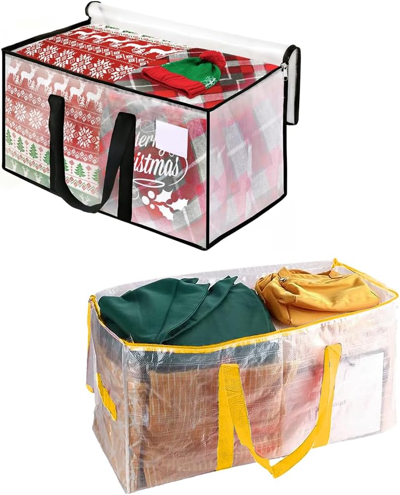 Moving bag storage bag wardrobe storage clothing storage (2, Black)