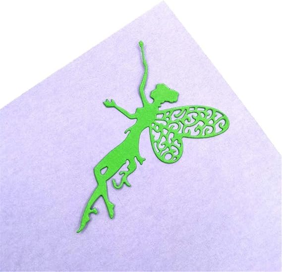Metal Cutting Dies Stencils Angel Fairy Dies for DIY Scrapbooking Album Stamp Wedding Paper Card Embossing Supplier Handcraft Die Cut Part C - 60x90mm - 1 Pc