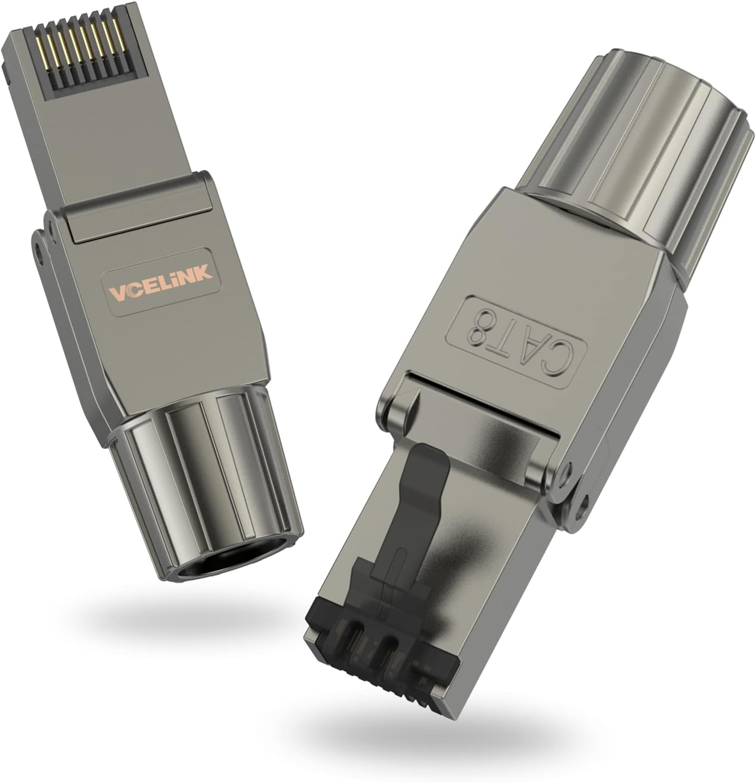Tool-Free RJ45 Cat8 Shielded Connectors