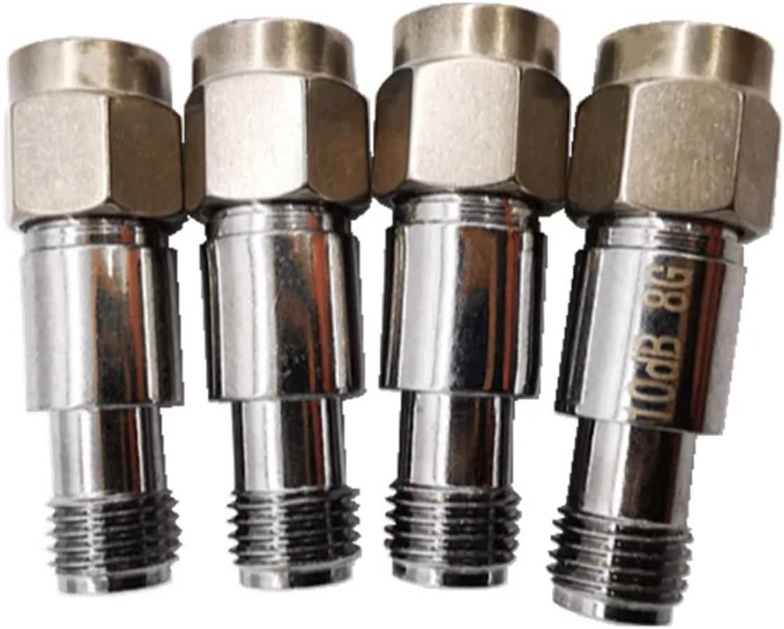 2W SMA Attenuator 1dB 2dB 3dB 6dB 10dB 20dB 30dB 40dB 60dB DC-8GHz RF Coaxial Fixed High Frequency Connector(5dB)