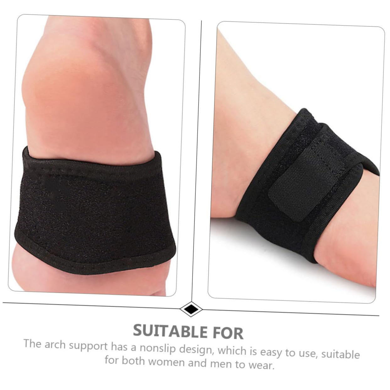 HAPINARY Foot Arch Support Mat Foot Arch Supporter for Flatfoot for Comfort and Stability