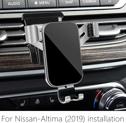 Miniatura 2 de Soporte de teléfono de coche para Nissan Altima 2019 2020 2021 2022 2023 2024 teléfonos grandes con funda, accesorios para automóviles, soporte de