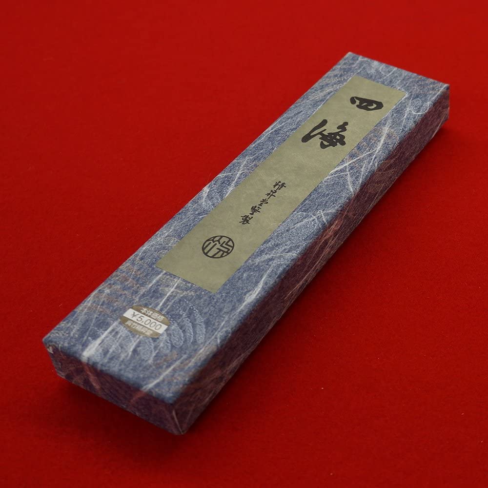 日本の古墨 四海 精昇堂監製呉竹 10丁型 油煙墨 昭和50年代購入品 2丁 墨 四海 10.0丁型 呉竹精昇堂【限定セール】【古墨】【キズ墨】 - 習字