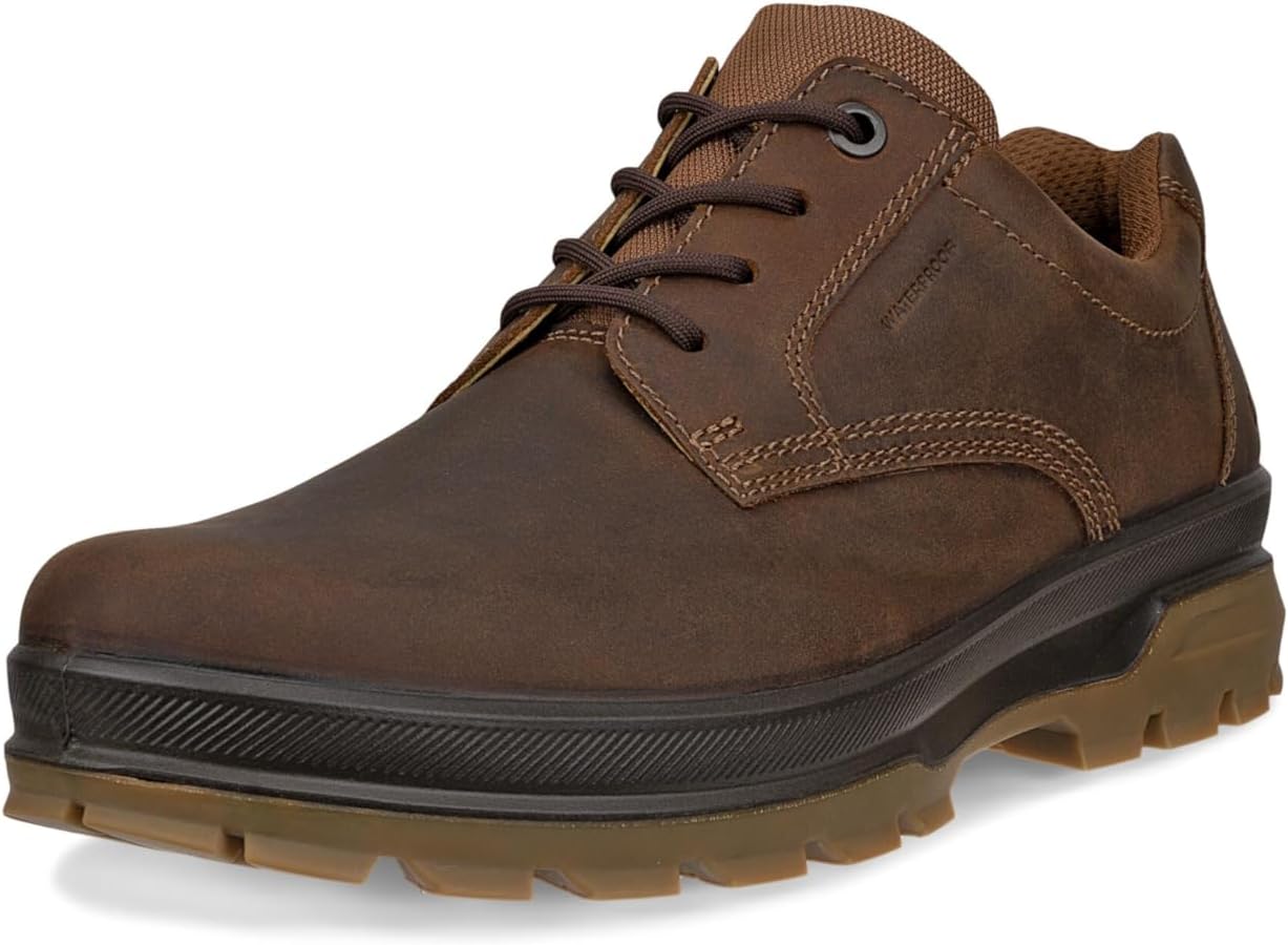 ECCO Mens Rugged Track Plain Toe Low Waterproof