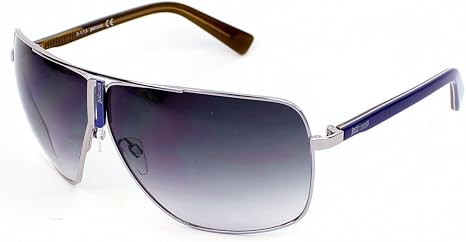 Just Cavalli - Occhiali da sole - Uomo Argento silber - blau 66 :  Amazon.it: Abbigliamento