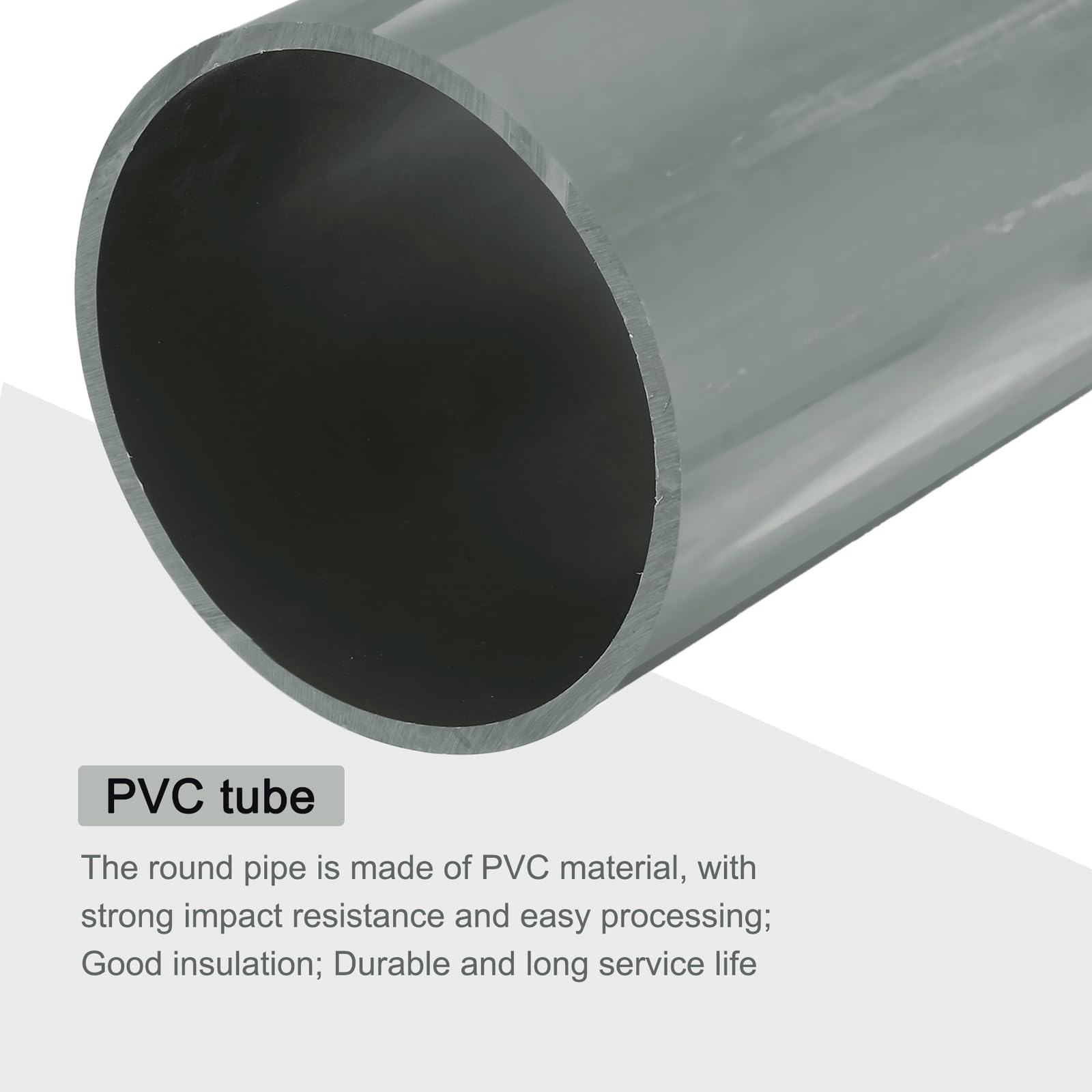 Tubo Rigido In PVC 152mm X 160mm – Lunghezza 20cm – Bianco – Per Acqua, Artigianato E Guaina Cavi