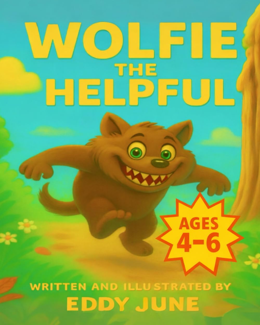 Wolfie The Helpful: A Rhyming Picture Book About Kindness, Courage, and Helping Others
