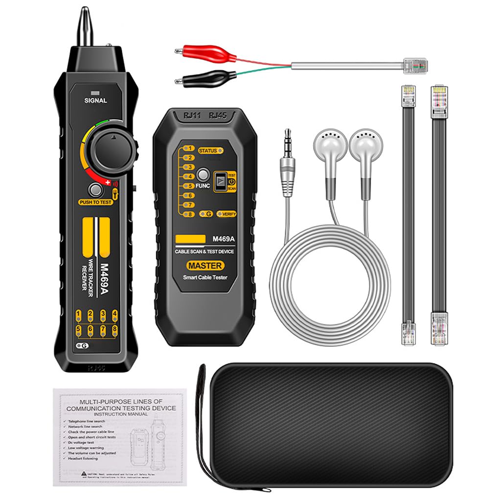 Serplex® Network Cable Tester, Networking Analyzer RJ45 RJ11 Multi-Function Wire Tracker and Circuit Tester with Earphone for Cable Collation, Network & Telephone Line Test (B0CGXKY3PB) Amazon Price History, Amazon Price Tracker