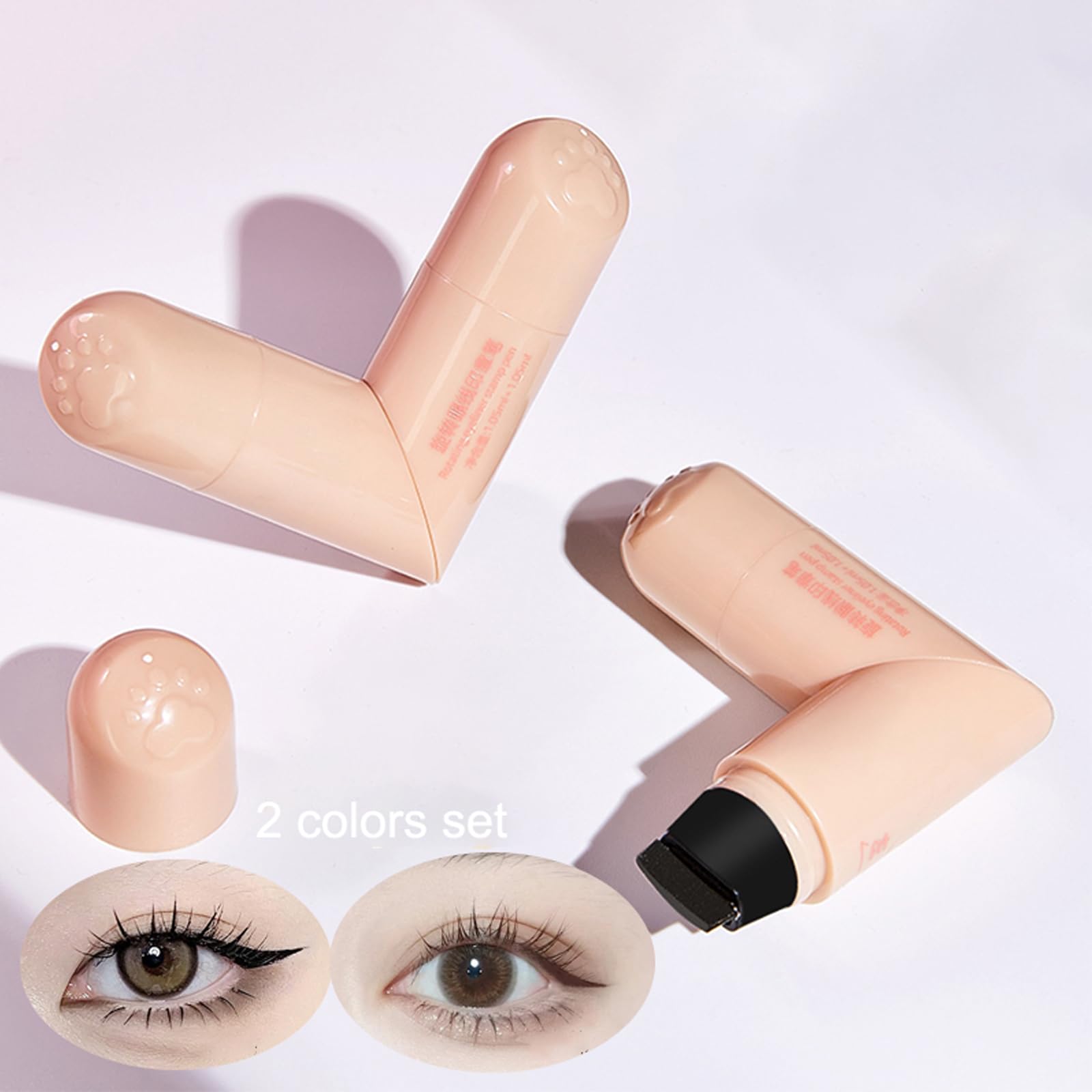 2 x Eyeliner Stamp Wing Cat Eye Liner Stamp, Black Liquid Eyeliner Long  Lasting Waterproof Winged Eyeliner Stamp for Women Eye Makeup (Black +  Brown) : Amazon.ie