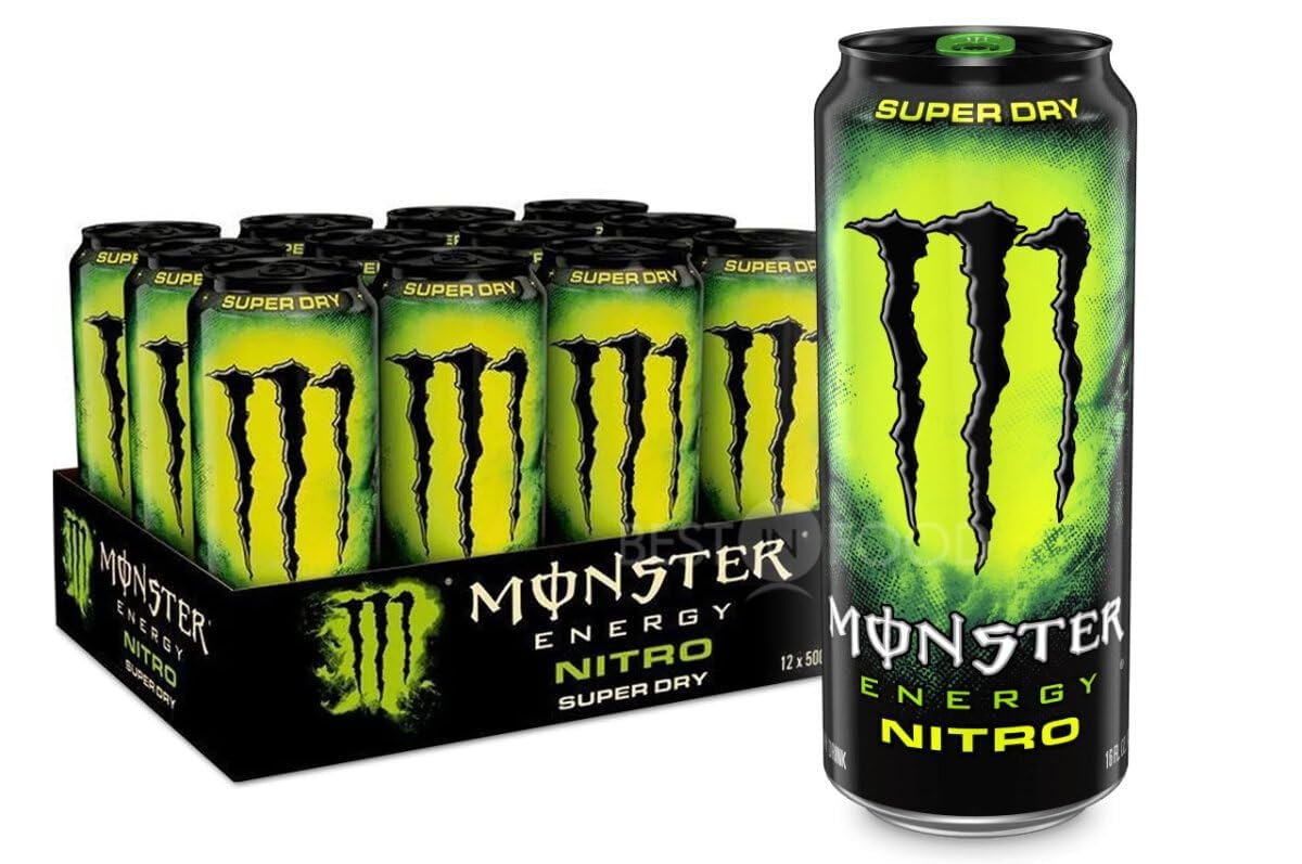 Monster Nitro Super Dry Refreshing Energy Drink Perfect For Adventures, Hitting The Gym And Exploring The Outdoors, Each 500ml (Pack Of 12) (B0D3Y113ZR) Amazon Price History, Amazon Price Tracker