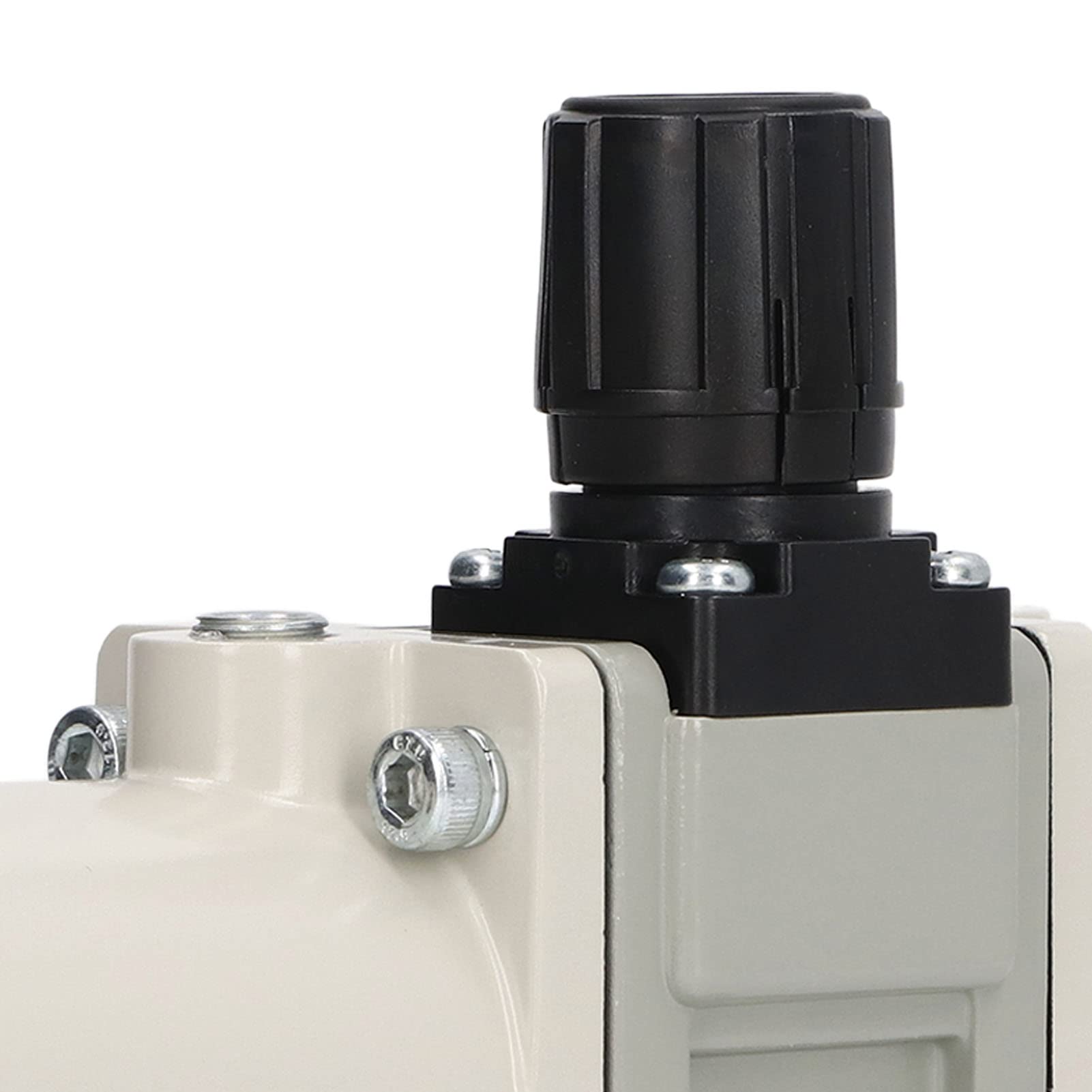 Valvola di sovralimentazione dell'aria compressa, valvola di aumento della pressione tipo di facile utilizzo con silenziatore e manometro per dispositivo industriale
