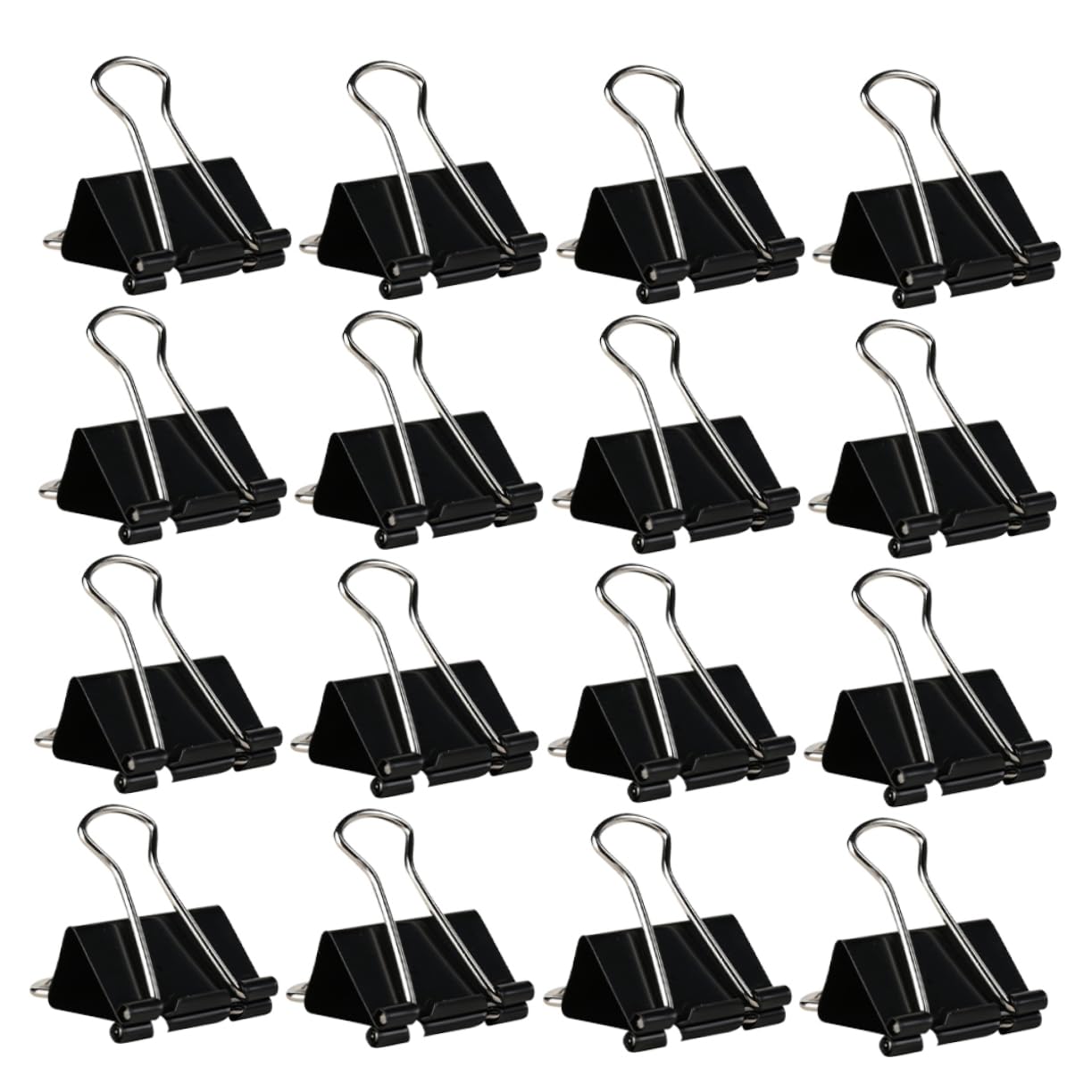 60 Pezzi Clip Binder Piccole Graffette Per Carta Morsetti Per Carta Clip Per Raccoglitore Per Raccoglitore Ferro Robusto Capacità A 100 Fogli