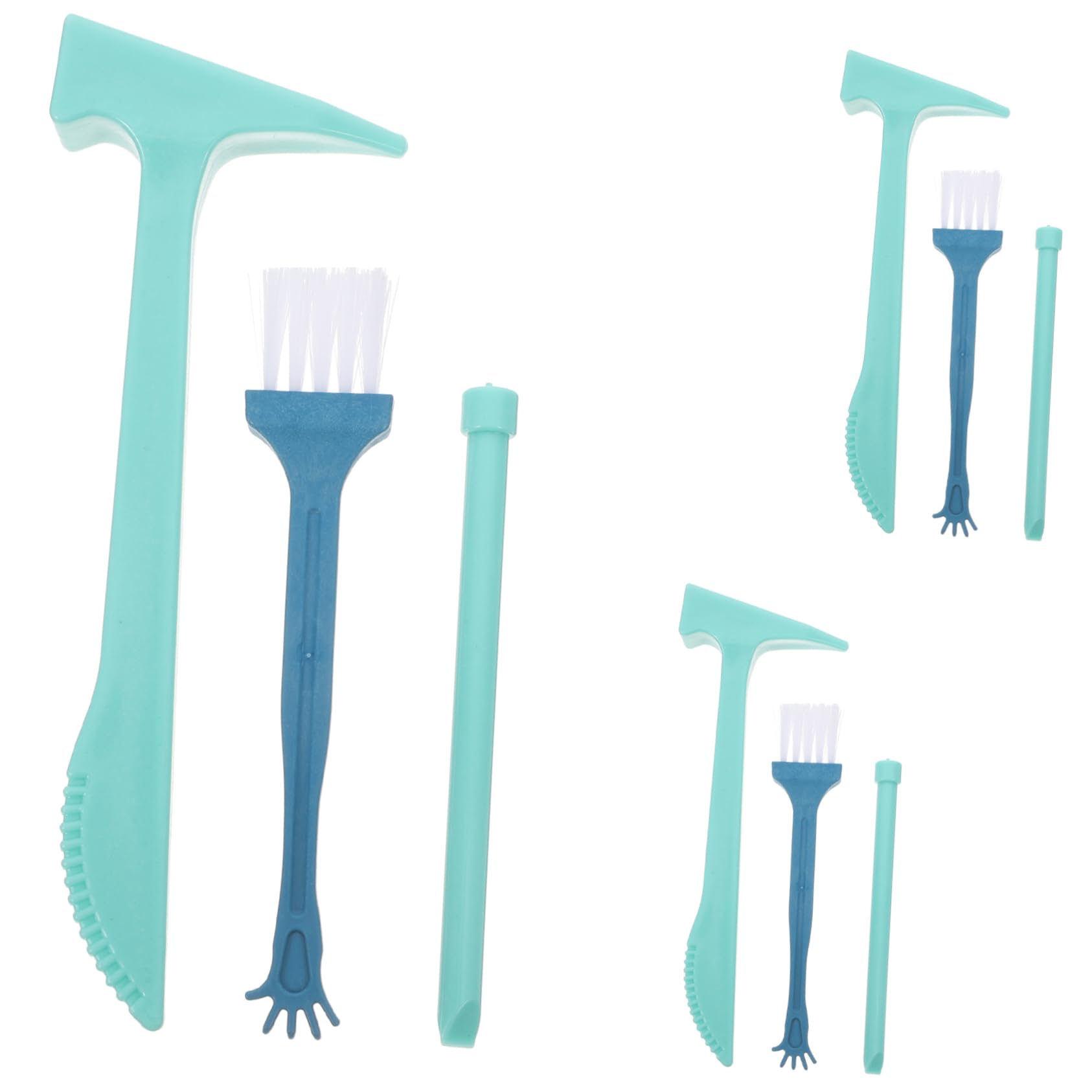 Hemobllo 6 Juegos Kit de Excavación Infantil con Herramientas Arqueológicas para Explorar Gemas y Minerales Juguete Educativo Práctico para Desarrollar Creatividad y Habilidades Manuales