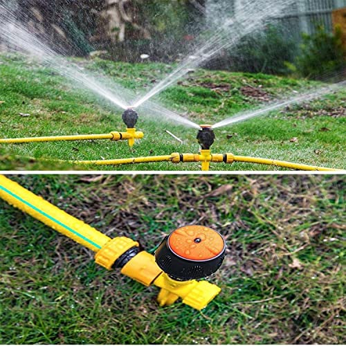 Kkinyas 360° Rotating Automatic Irrigation System, Garden Sprinkler, Multifunctional Adjustable Garden Sprinkler For Outdoor Grass Garden Patio Lawn - 2Pcs (Green) #TOP1