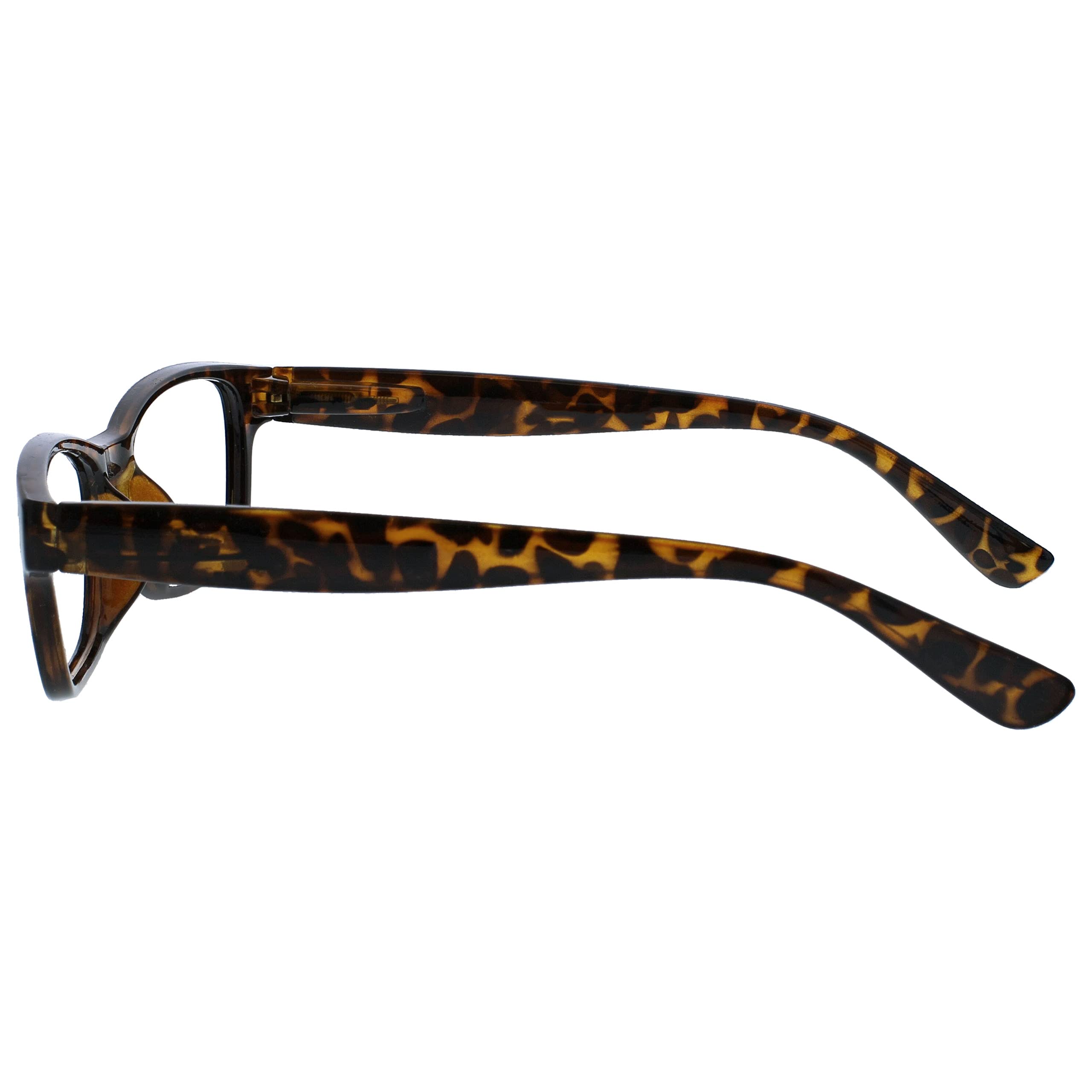 The Reading Glasses Company Unisex Blue Brown Tortoiseshell Readers Value 2 Pack męskie damskie okulary do czytania, mieszane, 2 sztuki (1 opakowanie)