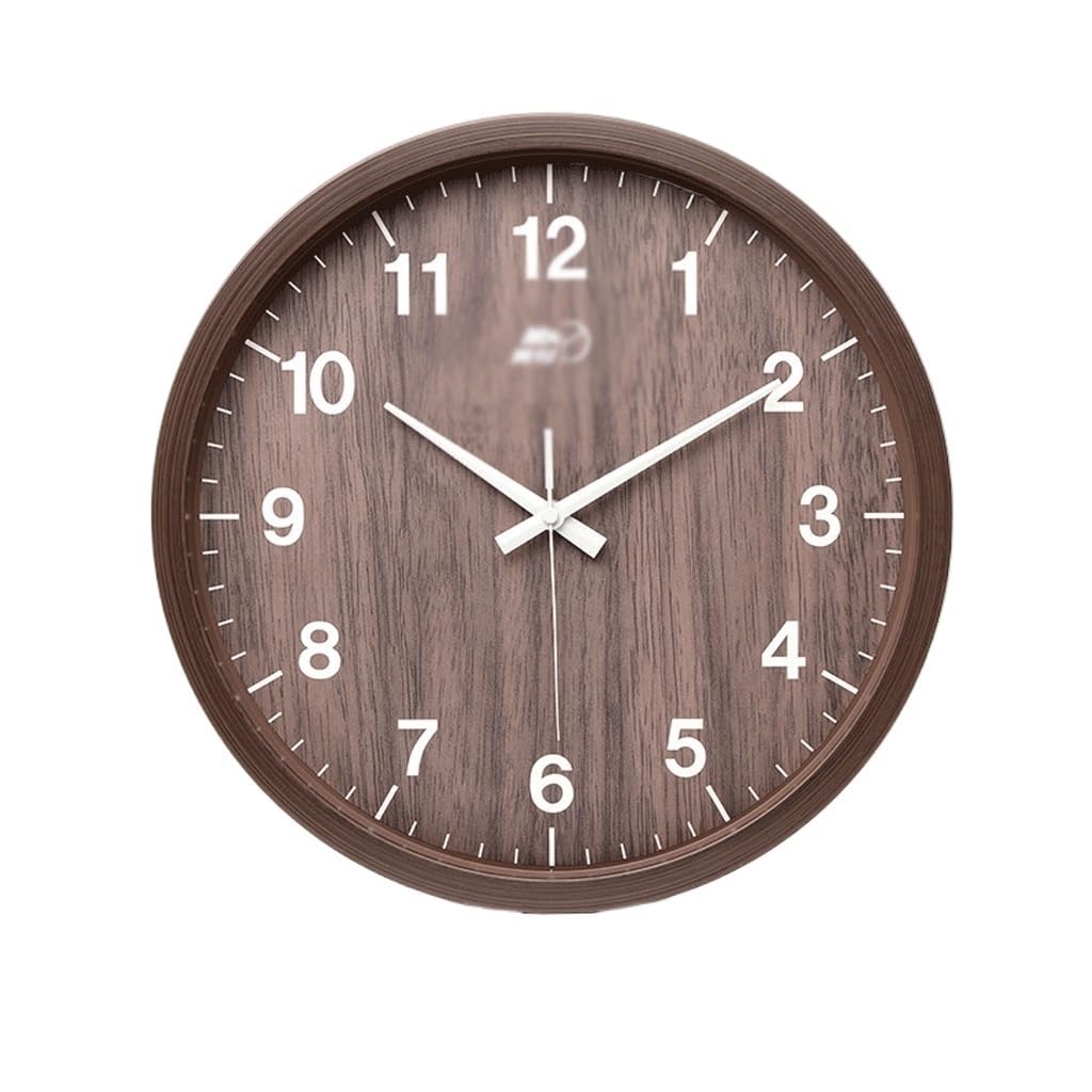 Eines B Silent Decorative Wall Clock Silent Clock Quartz Wall Clock Wooden Clock Edroom Round Modern Easy To Read
