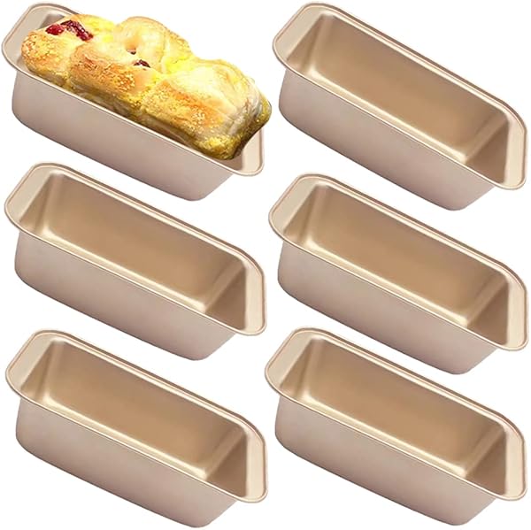 EGEN Brotbackform Set 6 Stück aus Karbonstahl