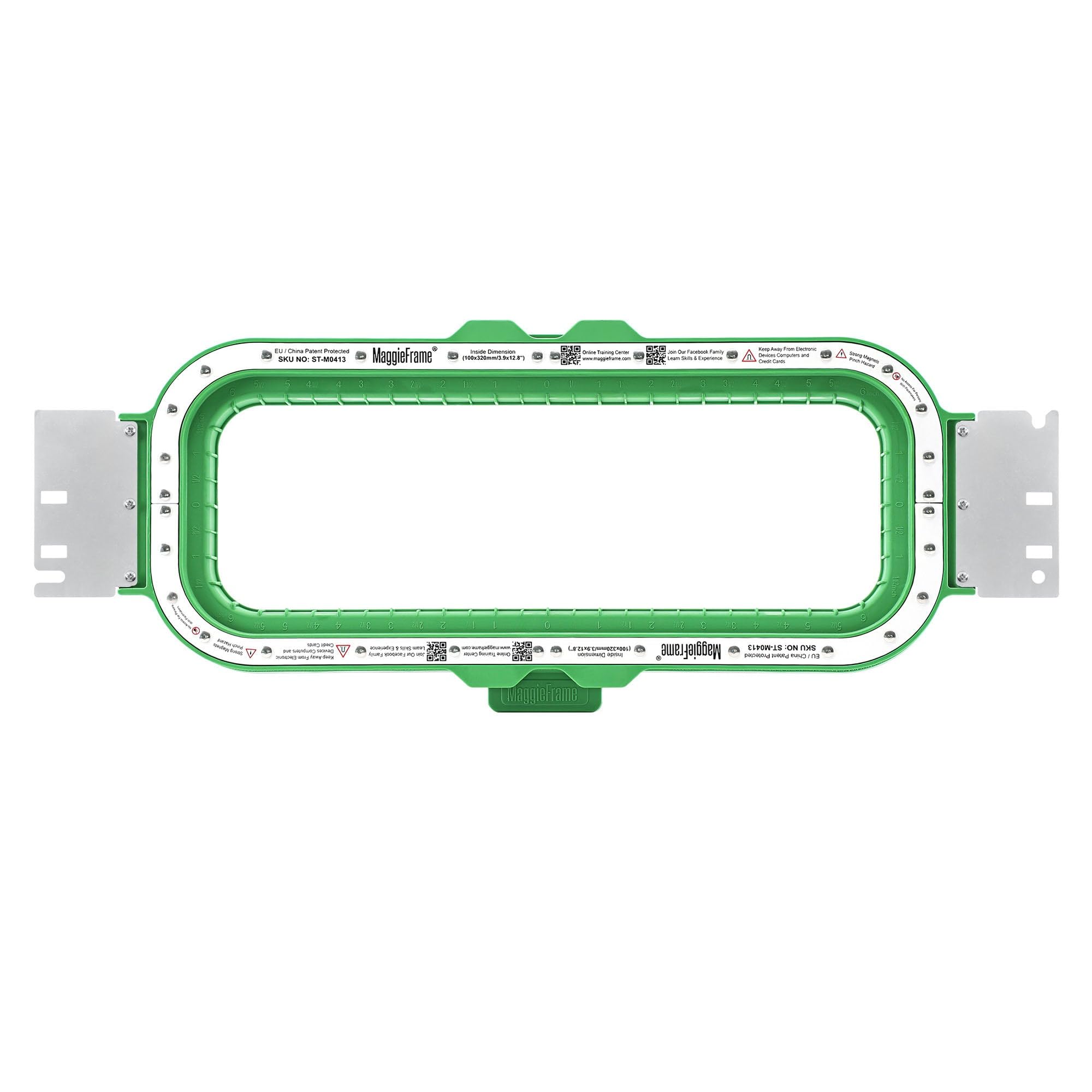 Brewland Bastidor de bordado magnético 100x320mm para Baby Lock Venture | Compatible con Baby Lock ENT10, Enterprise, BNT10, Valiant, Alliance, Capella, Array 6, Endurance 6, Intrepid; 3.9x12.8inch