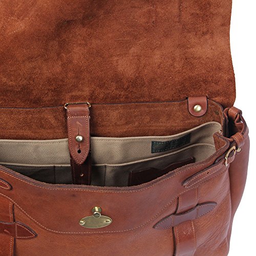 Col. Littleton Full-Grain Leather No.83 Book Bag Briefcase | Made In Usa #TOP7