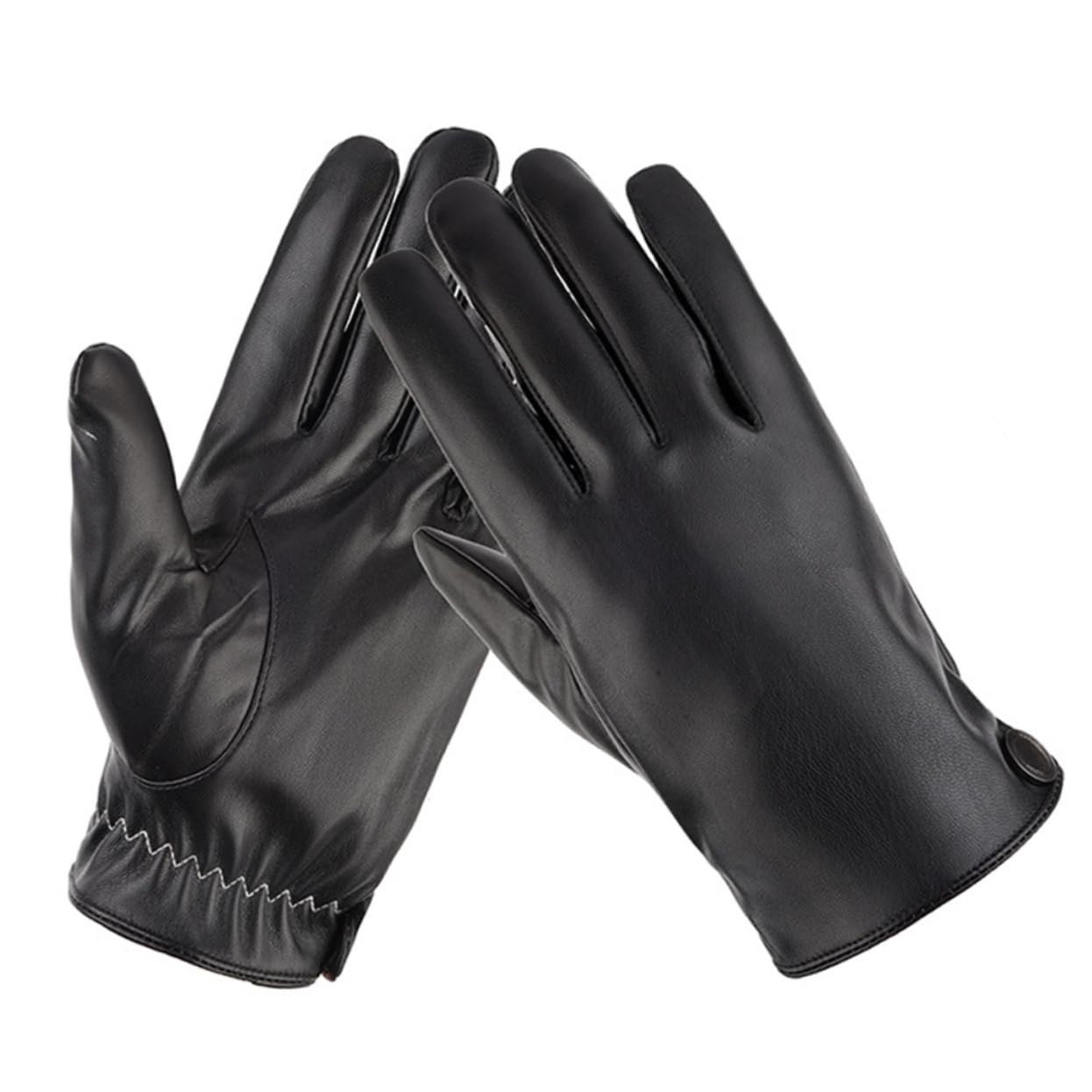 GALPADA 3paia Guanti Invernali Caldi e Impermeabili Con Guanti Da Ciclismo Per Protezione Dal Freddo e Attività Outdoor Nero