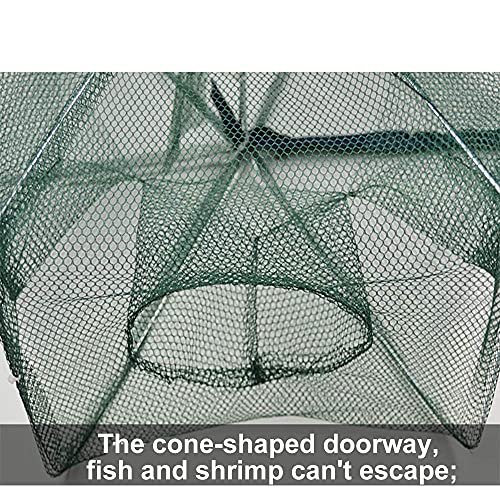 1/2 Pcs Fishing Bait Trap Foldable Crab Crayfish Fish Minnow Crawdad Shrimp Net Cast Portable #TOP6