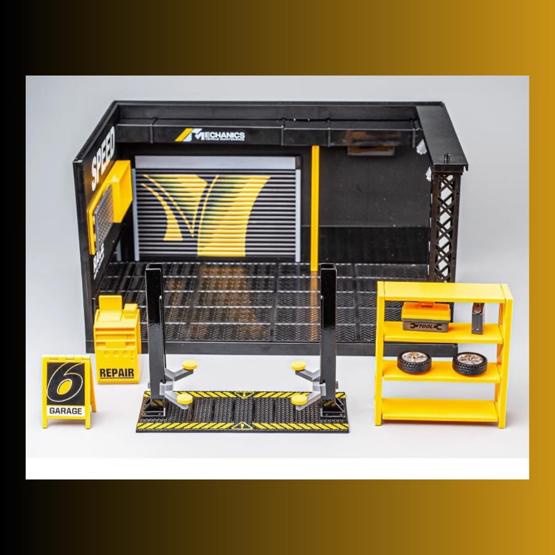 mtnジオラマ：1：24 ショールーム＆ガレージ Amazon | 1/24 ガレージ ミニカー ジオラマ 模型 ピット JtG
