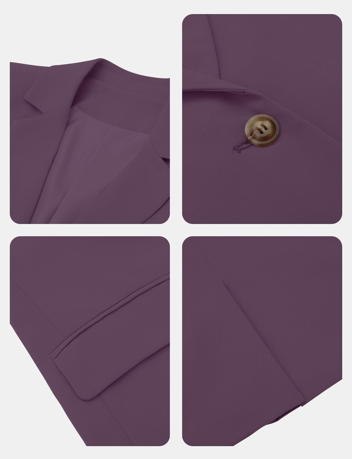 CRAZY GRID Women Business Casual Blazers with Lined Professional Work Suit Jacket with Pockets - Image 5