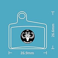 Vista 5 de Pastillas De Freno De Bicicleta De Resina O Sinterizadas Para Hayes Stroker RYDE Dyno Sport, Radar, Prime Sport. La Pieza De Repuesto De Bicicleta