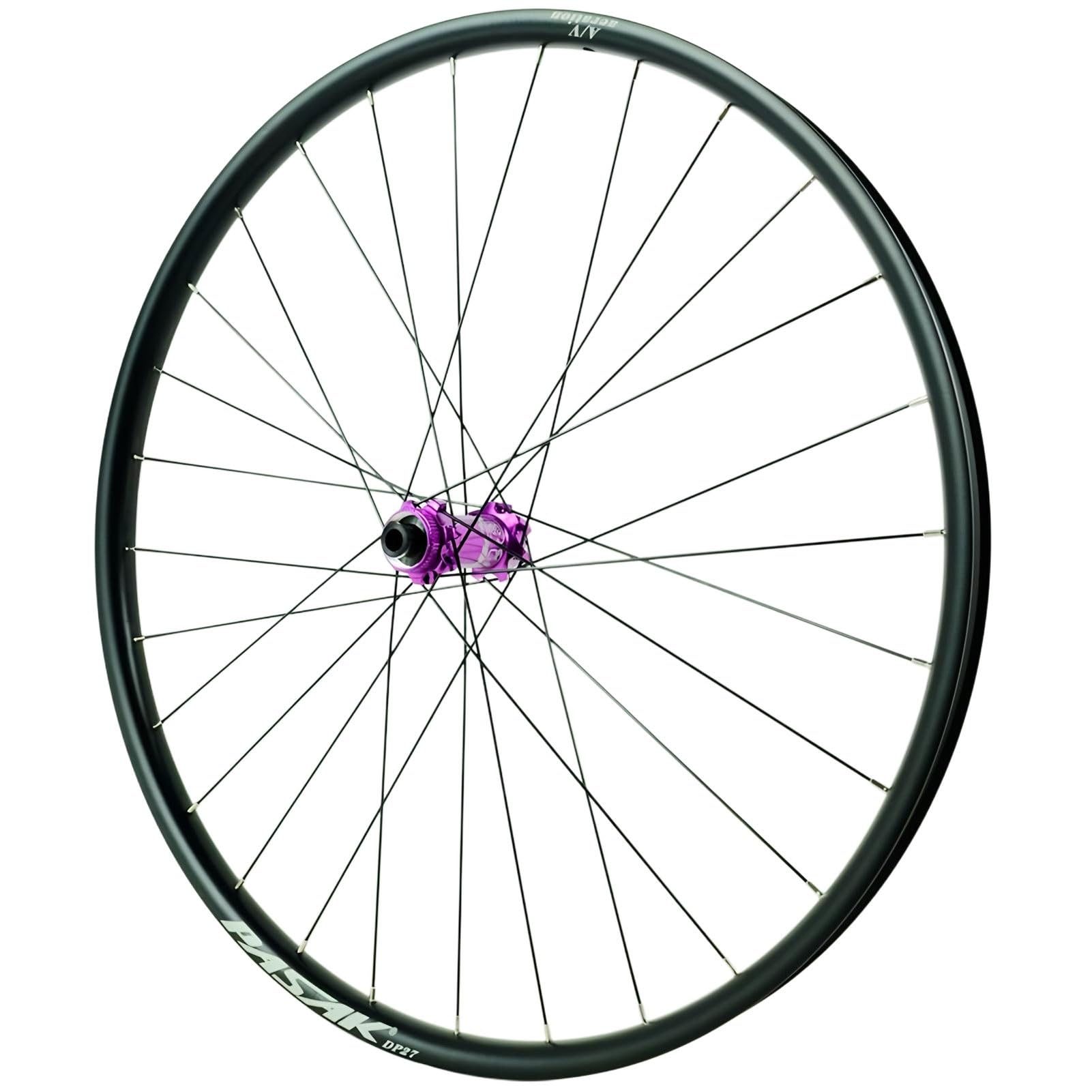 Zestaw kół do roweru górskiego 66.0 cm 27,5/29 cala, oś przelotowa, 15 x 110 mm, przednie koła, hamulec tarczowy, 12 x 148 mm, tylne koło MTB, do opon 3.8 cm-7.1 cm (tylne koło, 66 cm)