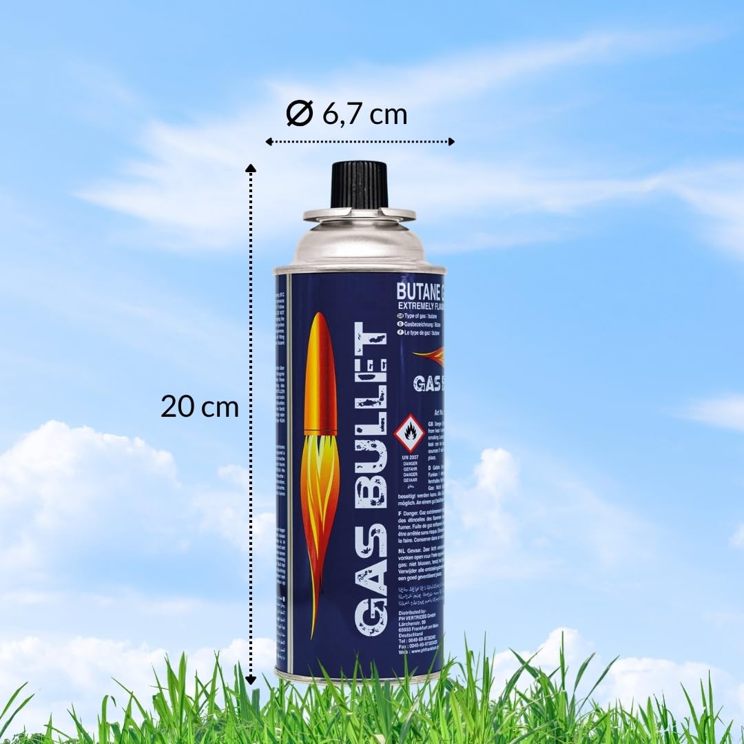 8 Cartucce Di Gas Butano 227g - Universali Per Fornelli Da Campeggio, Riscaldatori, Bruciatori - Foto 3