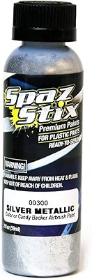 Metallic Silver/Candy Backer Airbrush Paint 2oz