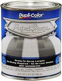 Dupli-Color Paint Shop Finish System, Championship White, 1 Quart