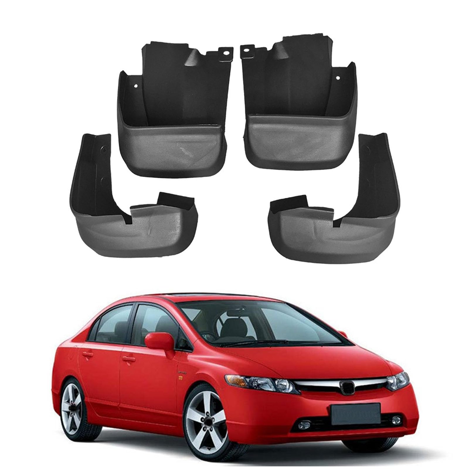 JGQFB Car Mudguards,Compatible with Honda Civic 2006-2011,Auto Parts